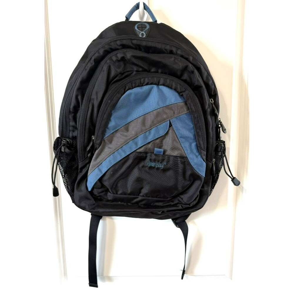 AmeriBag 18" Carry All Backpack bag Blue Black Gray